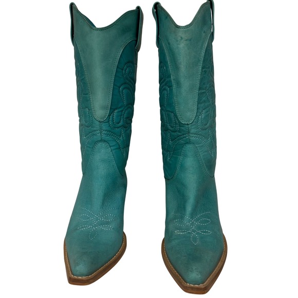 Penny Loves Kenny High Noon Turquoise Cowgirl Boots – Size 7M | Western Cowboy - Picture 2 of 16